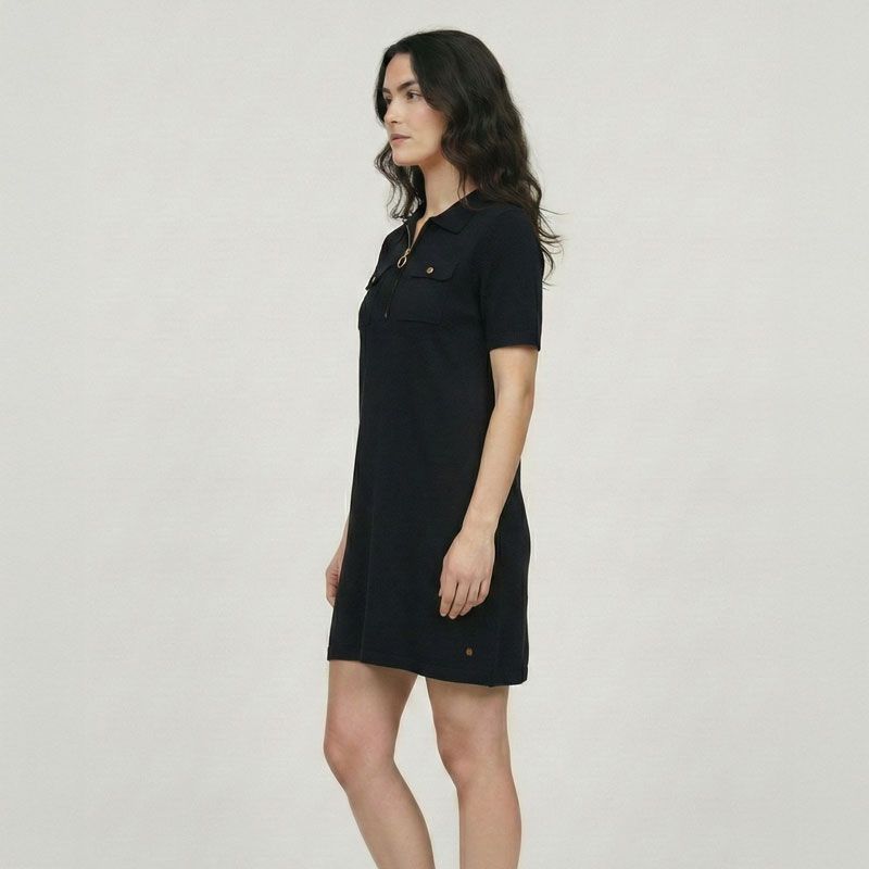 Robe col polo astrakan meandre Femme LES TROPEZIENNES PAR M.BELARBI