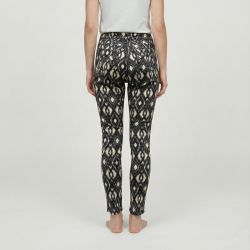 Pantalon ikat beige noir arroyo Femme LES TROPEZIENNES PAR M.BELARBI