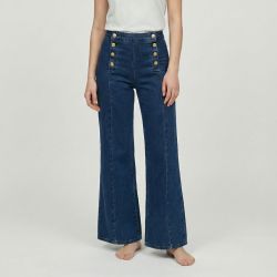 Pantalon denim bleu polder Femme LES TROPEZIENNES PAR M.BELARBI