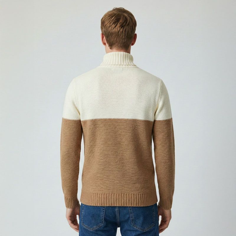 Pull cammello/panna m3614zeru Homme IMPERIAL