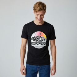 Tee shirt nero t4441m206 Homme IMPERIAL