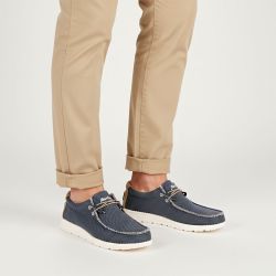 Chaussures bateau toile k52404 Homme NEW ONE