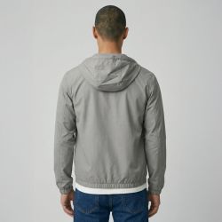 Veste a capuche black 04 gaia Homme HELVETICA