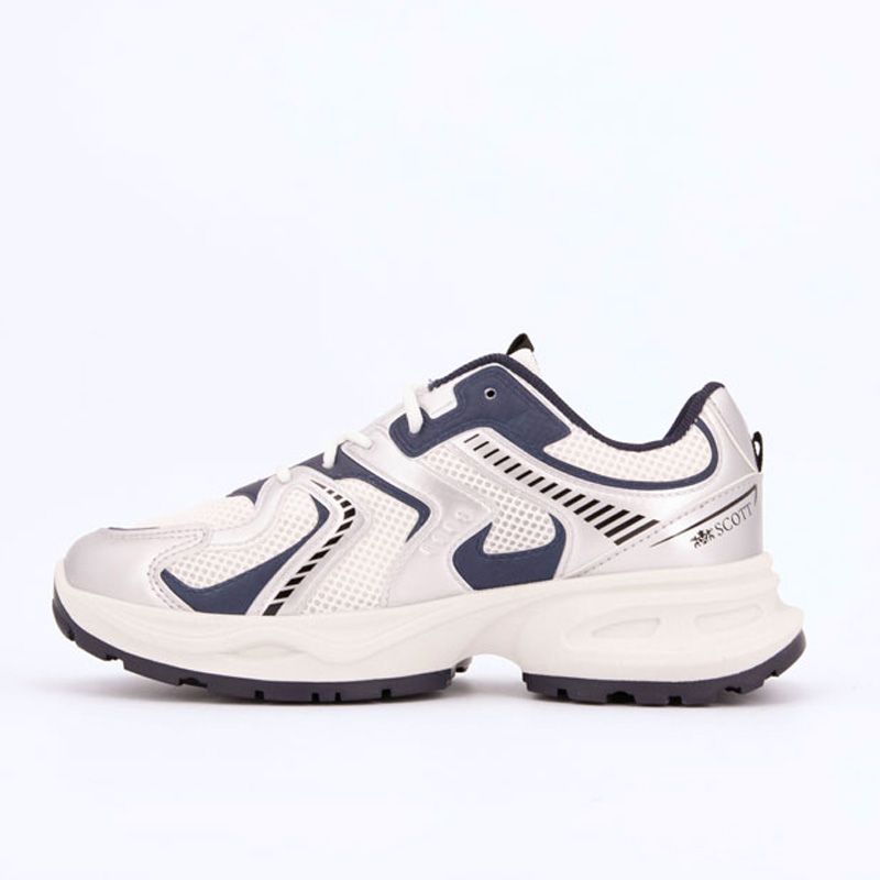 Baskets toile à lacets avec empiècementsHomme SCOTT