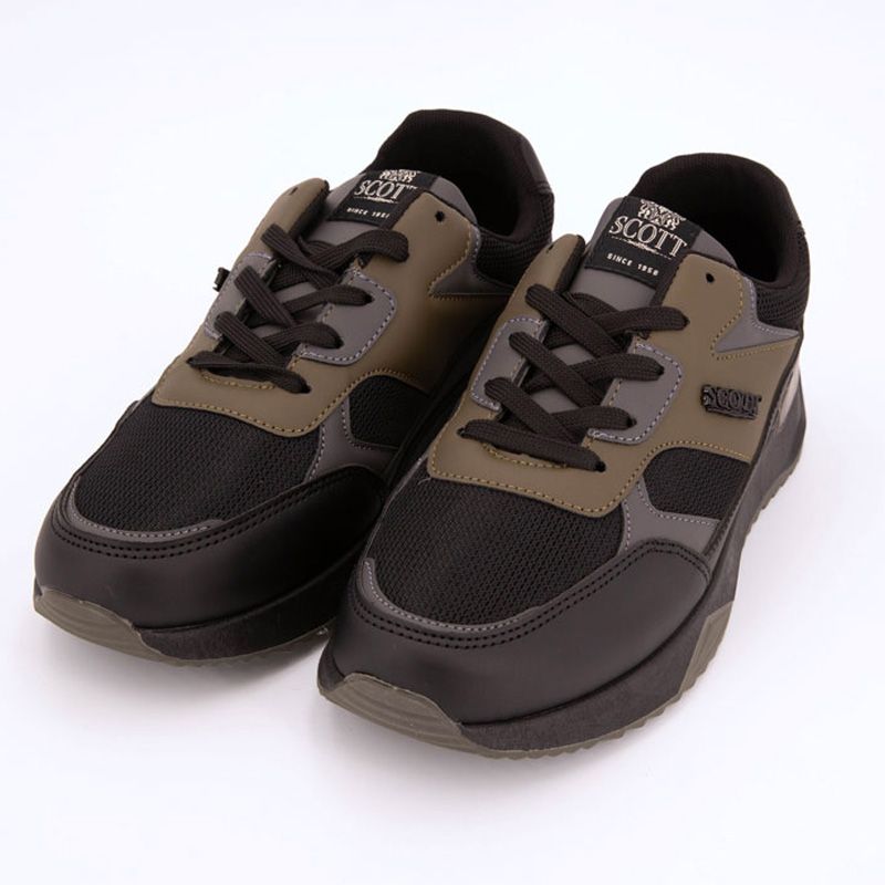 Baskets basses à lacets avec logo reliefHomme SCOTT