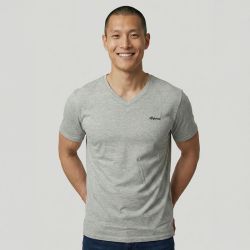 Tee shirt mc col v santos Homme KAPORAL