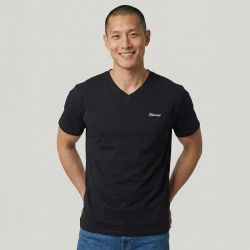 Tee shirt mc col v santos Homme KAPORAL