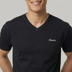 Tee shirt mc col v santos Homme KAPORAL