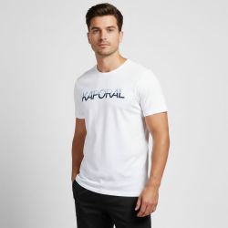 Tee shirt logo brodé bi color Danison Homme KAPORAL