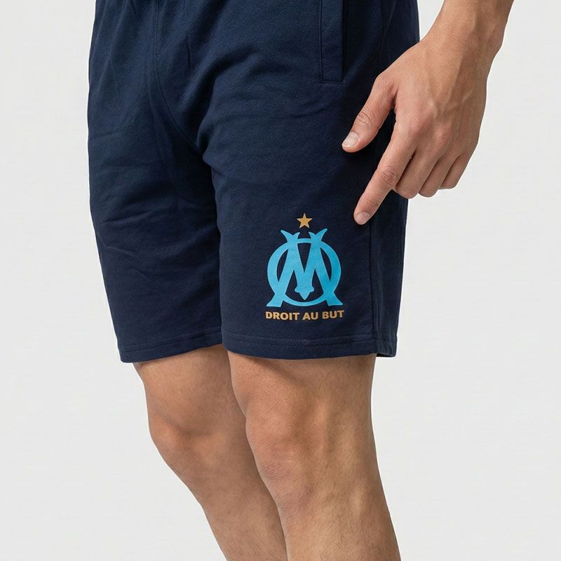 Ensemble tee shirt short om blue g23026 s/xl Homme OM
