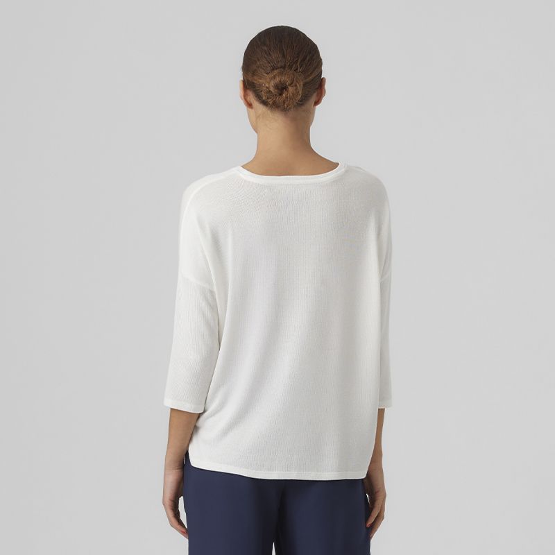 Pull fin 3/4 vmbrianna dark denim 10277858 4476 Femme VERO MODA