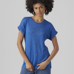Tee shirt vmbrianna dark denim 10291353 4476 Femme VERO MODA