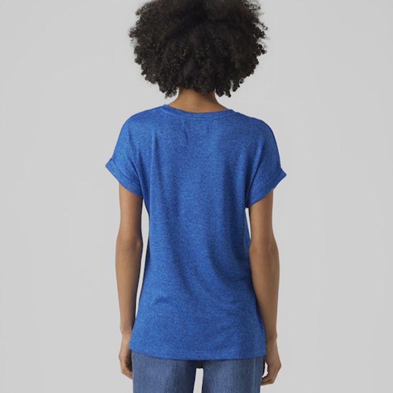 Tee shirt vmbrianna dark denim 10291353 4476 Femme VERO MODA