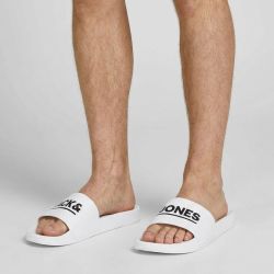 Claquette/mules uni avec logo Homme JACK & JONES