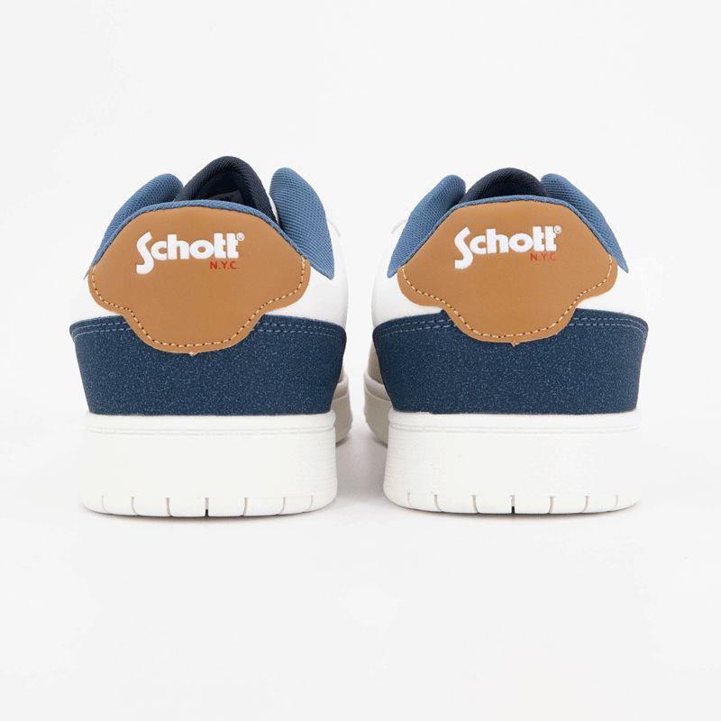 Basket white harlem t 40/45 Homme SCHOTT