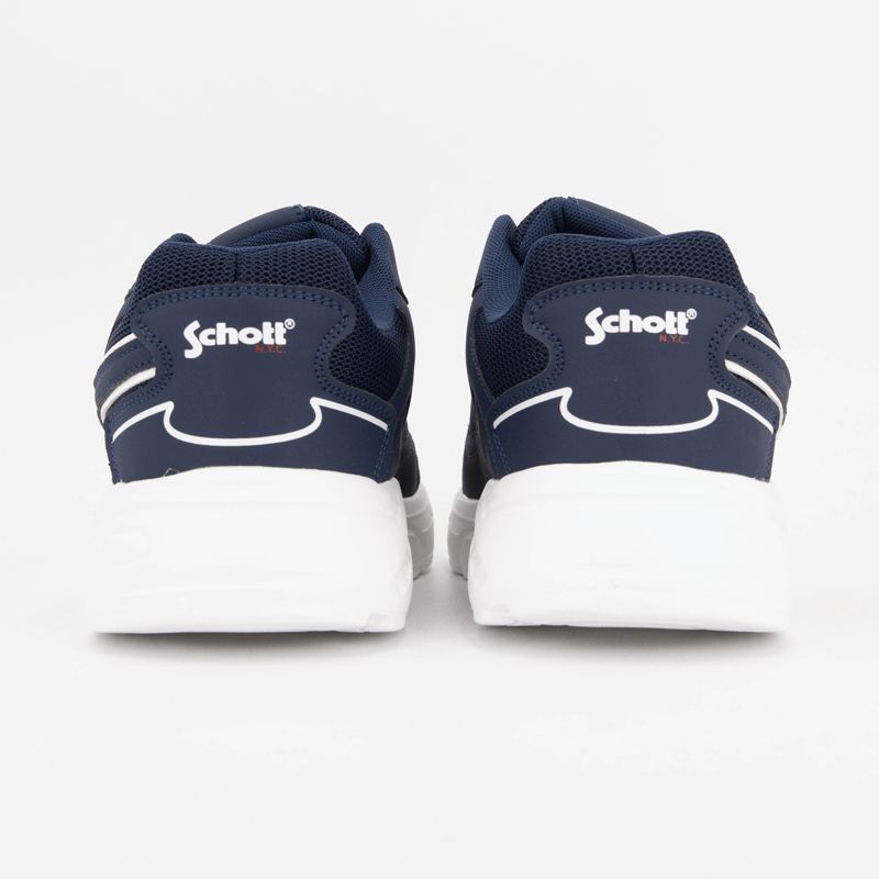 Basket black black hide t 40/45 Homme SCHOTT