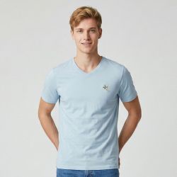 Tee shirt col v canard poitrine enzo Homme CHEVIGNON marque pas cher prix dégriffés destockage