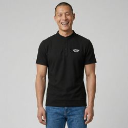 Polo en maille col mao darnelo Homme KAPORAL