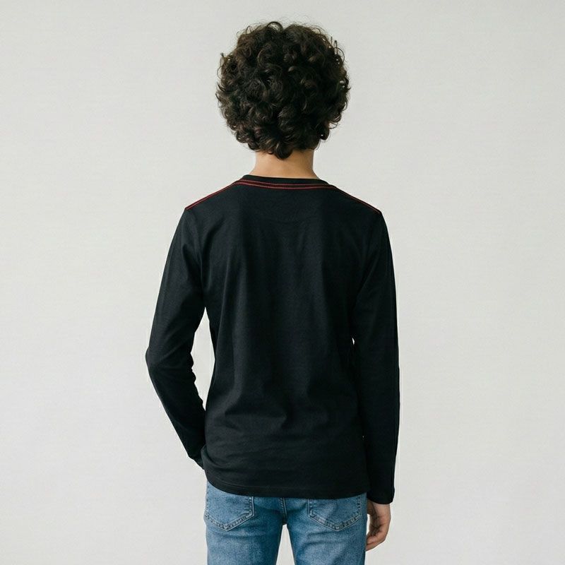 Tee shirt ml black l84i29 k8hm0 t8/16 ans Enfant GUESS