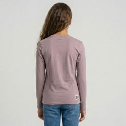 Tee shirt ml dark lilas xh61189,bio,f877 t4/12 ans Enfant IKKS