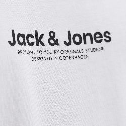 Tee shirt black jwhvesterbro 12266156 4400 Homme JACK & JONES