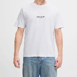 Tee shirt black jwhvesterbro 12266156 4400 Homme JACK & JONES