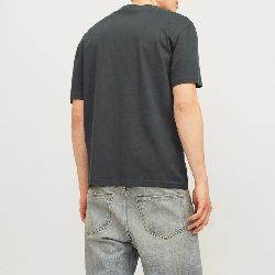 Tee shirt black jwhvesterbro 12266156 4400 Homme JACK & JONES