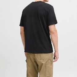 Tee shirt black jwhvesterbro 12266156 4400 Homme JACK & JONES