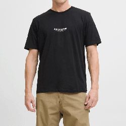 Tee shirt black jwhvesterbro 12266156 4400 Homme JACK & JONES