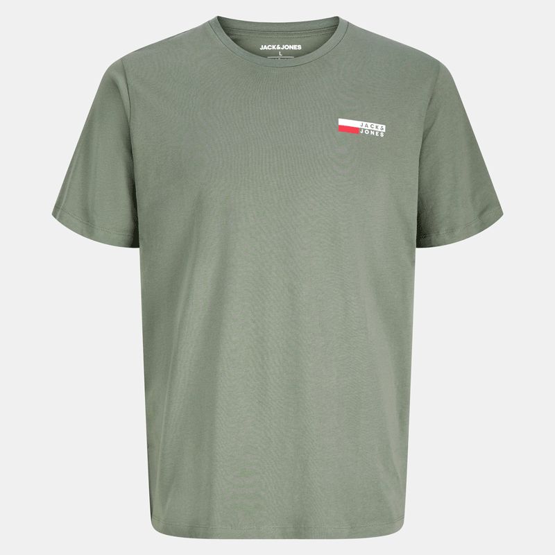 Tee shirt mc agave green jwhcorp logo 12277925 4502 Homme JACK & JONES