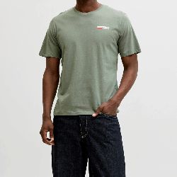 Tee shirt mc agave green jwhcorp logo 12277925 4502 Homme JACK & JONES