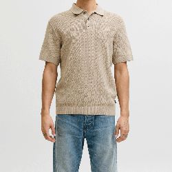 Polo tea leaf jwhcooper knit 12284512 4502 Homme JACK & JONES