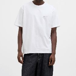 Tee shirt mc bright white jwhsplit 12297539 4502 Homme JACK & JONES