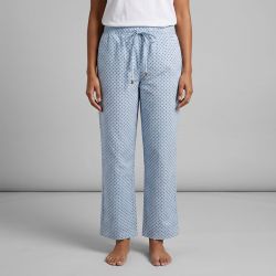Pantalon droit imprimé berthe à fleurs Femme AMERICAN COLLEGE
