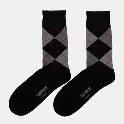 Paire de chaussette en fil d'ecosse fantaisie 24018 t39/46 Homme TORRENTE