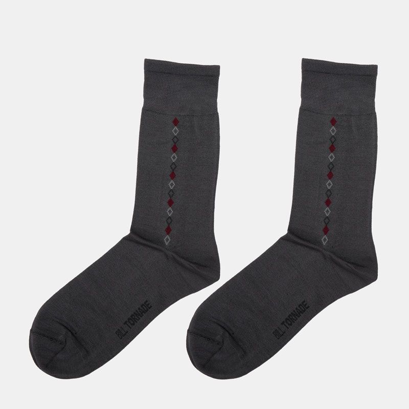 Paire de chaussette en fil d'ecosse fantaisie 20140 t39/46 Homme BILL TORNADE