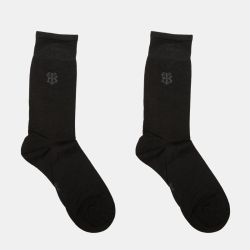 Paire de chaussette en fil d'ecosse uni 12955 t39/46 Homme BILL TORNADE