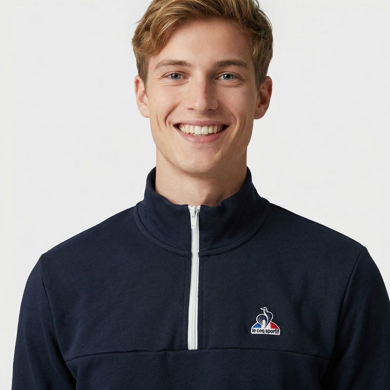 Sweat demi zipp sky captain 2520814 Homme LE COQ SPORTIF