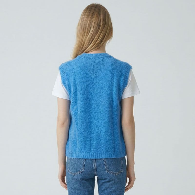 Gilet bleu marvia-m232511m2f Femme LA PETITE ETOILE