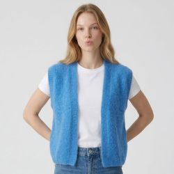 Gilet bleu marvia-m232511m2f Femme LA PETITE ETOILE