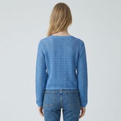 Gilet bleu maelys-m212511c0a Femme LA PETITE ETOILE