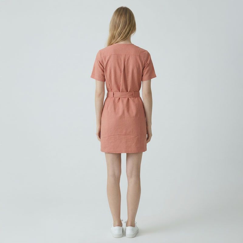 Robe fraise ecrasee raya-r102512t4a Femme LA PETITE ETOILE