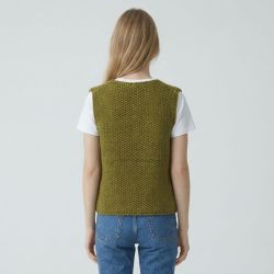 Gilet sm beige crea-m232511h5f Femme LA PETITE ETOILE