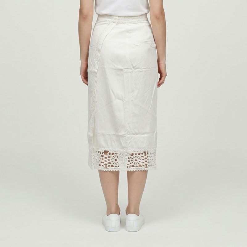 Jupe portefeuille jolene à dentelle Femme LA PETITE ETOILE