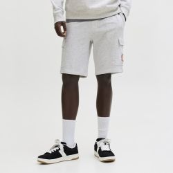 Short white melange jpstgordon 12290090 4479 Homme JACK & JONES