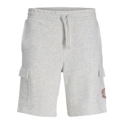 Short white melange jpstgordon 12290090 4479 Homme JACK & JONES