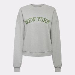 Sweat light grey melange onllacey 15366396 4498 Femme ONLY