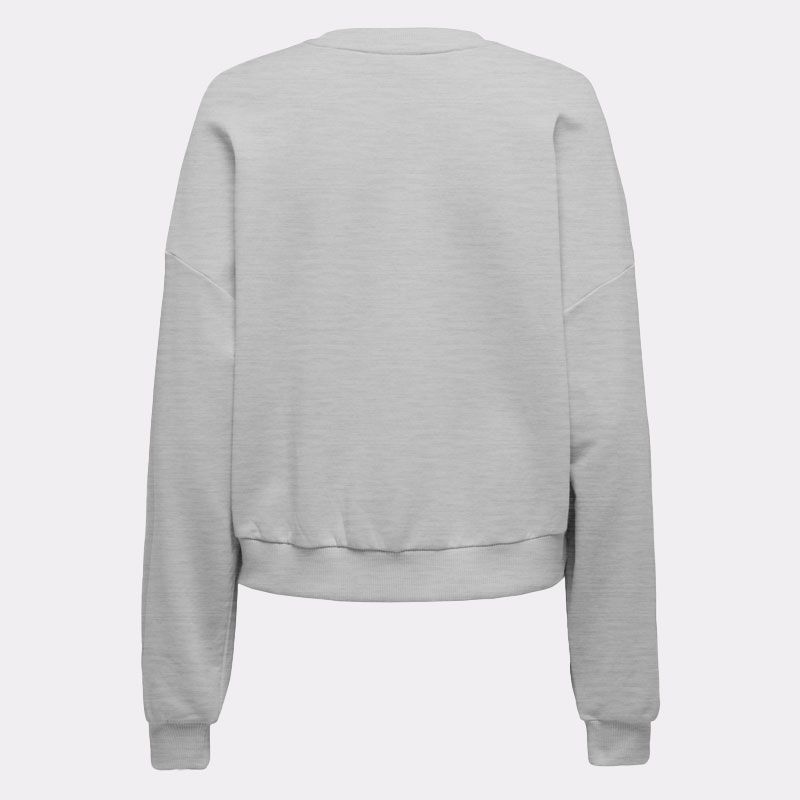 Sweat light grey melange onllacey 15366396 4498 Femme ONLY
