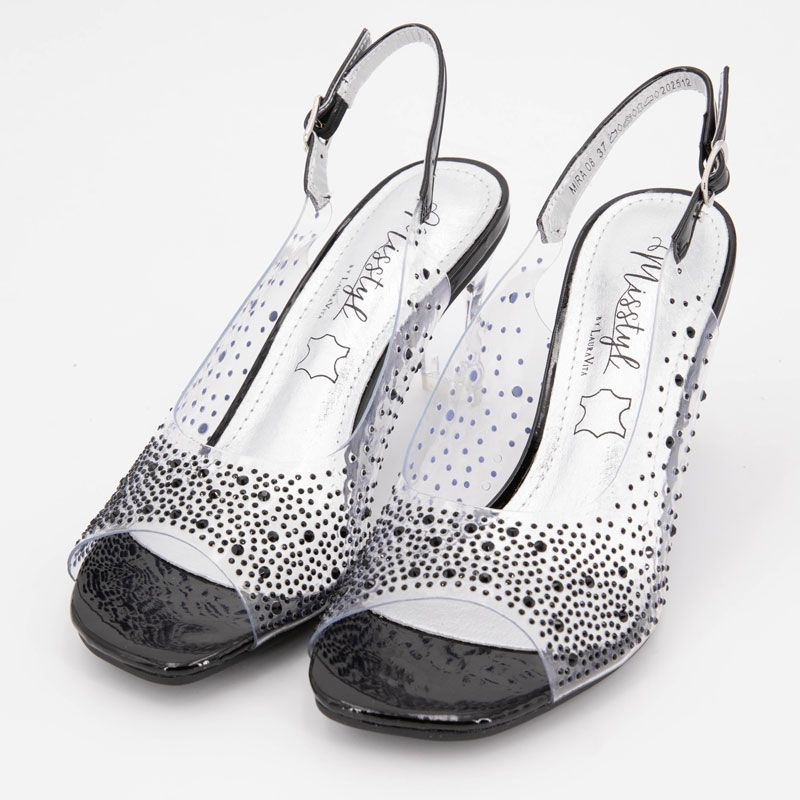 Sandale noire mira08 t35/41 Femme LAURA VITA