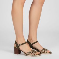 Sandale lania kaki or c063659 t36-41 Femme LES TROPEZIENNES PAR M.BELARBI